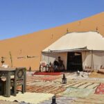 Sleep in a private tent in the desert, sustainable travel in Morocco by Cúrate Trips