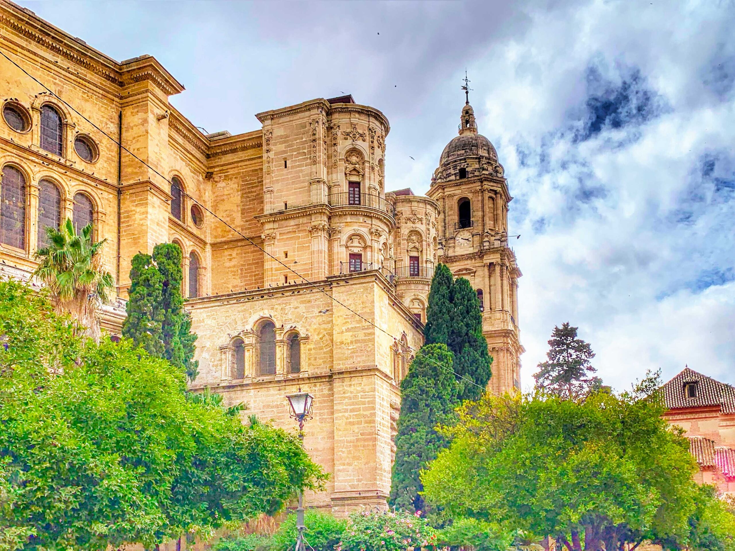 Malaga Cathedral cathedral boasts an impressive blend of Gothic and Renaissance styles.