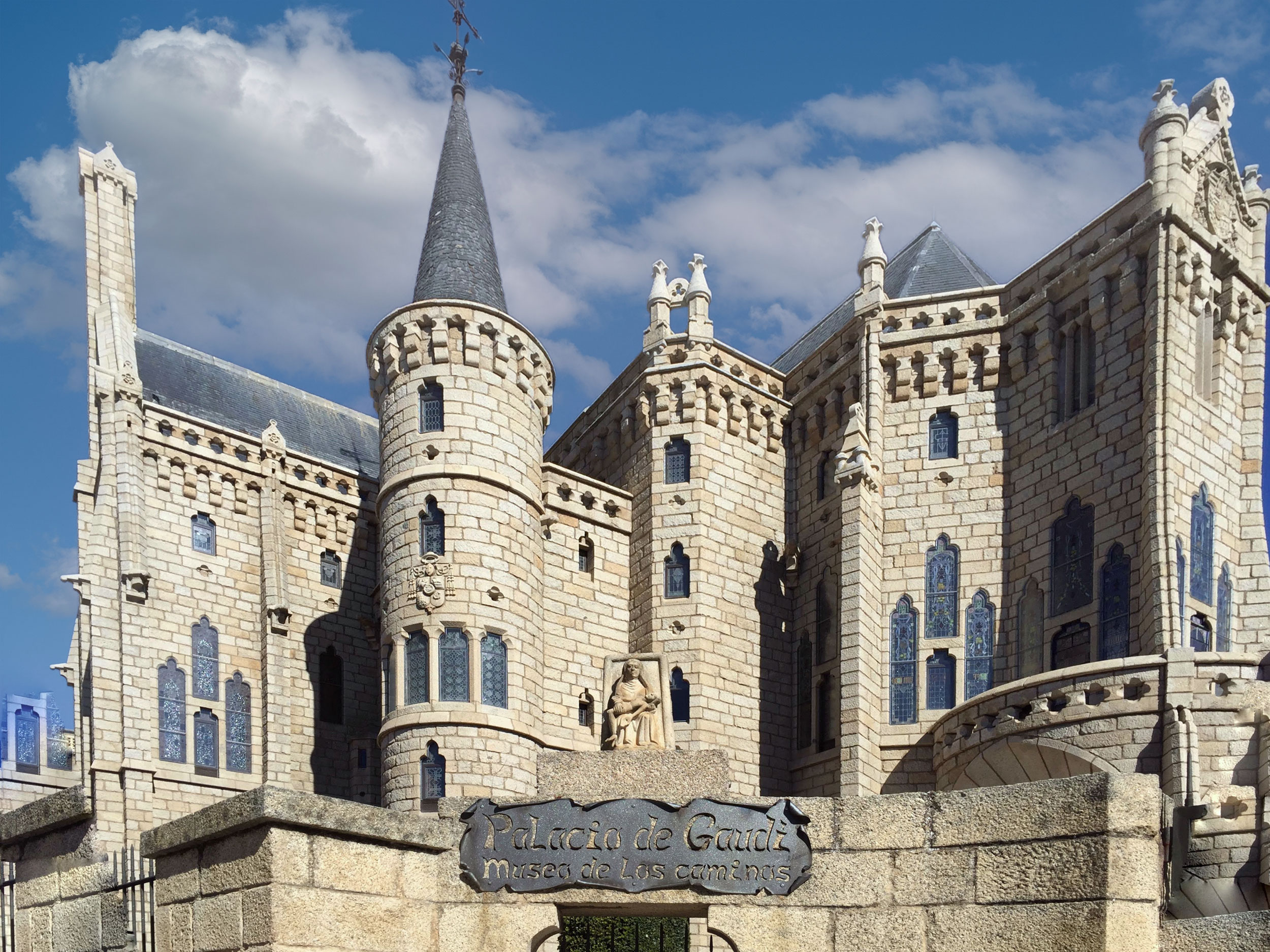 Gaudi Palace in Astorga, an arhitectural jewel.
