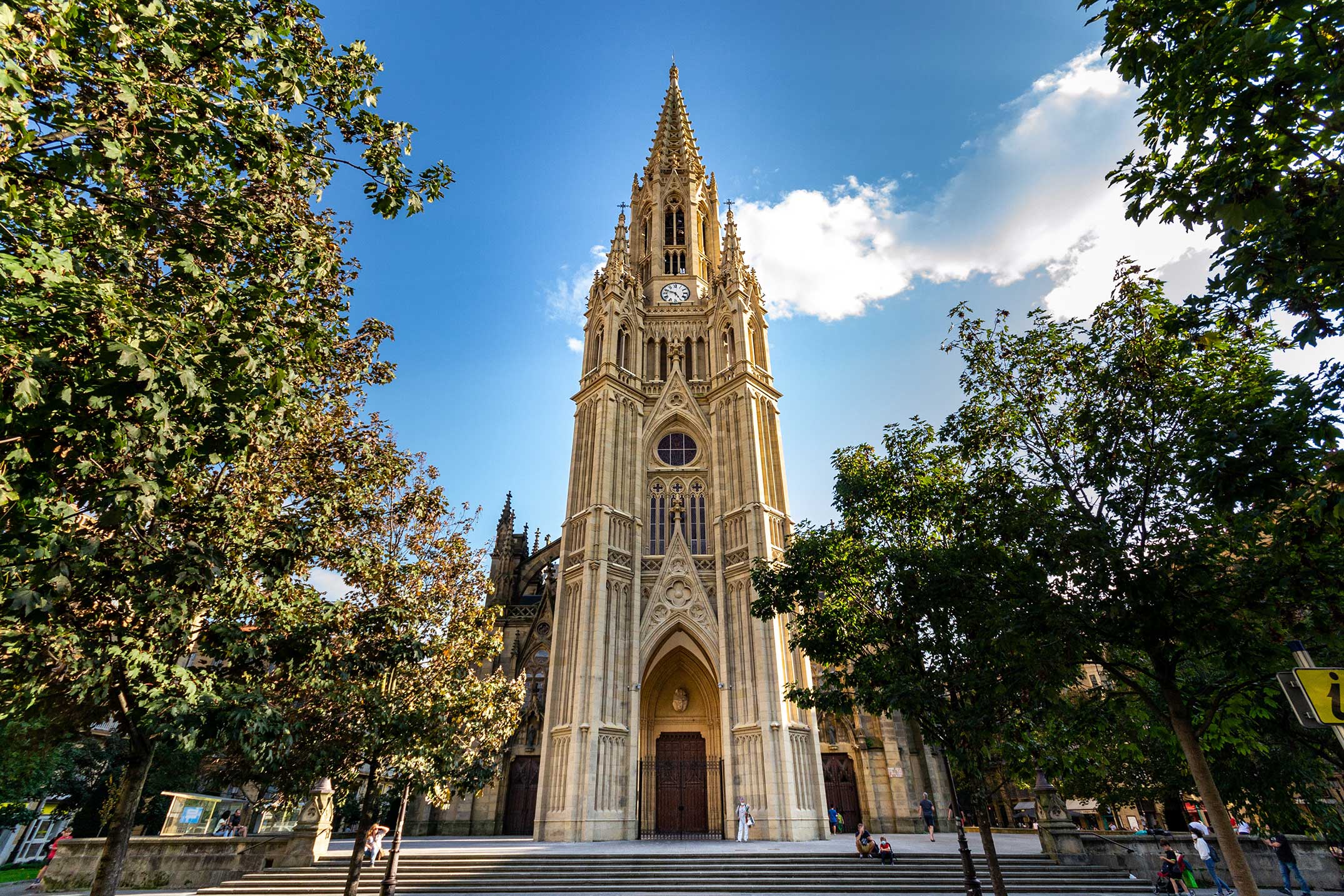 San Sebastian's Cathedral, do not miss it