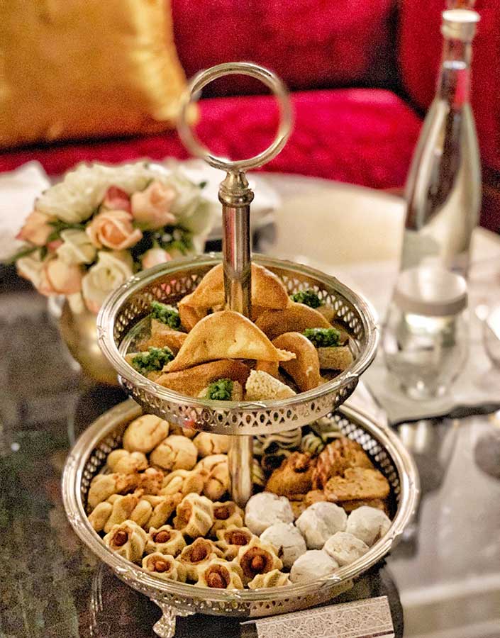 A lovely assortment of Moroccan pastries | Cürate Trips