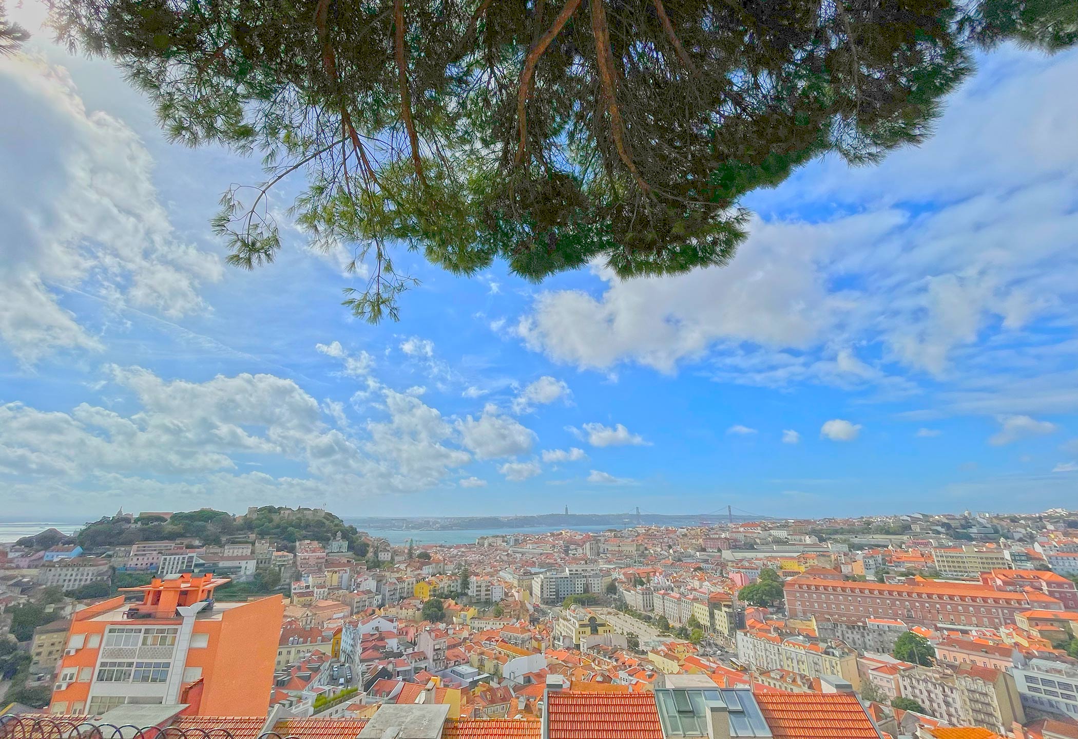 Enjoy the views over Lisbon from Miradouro Senhora do Monte